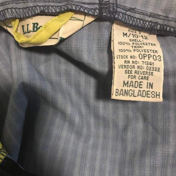 L.L Bean Windbreaker Age 10-12 - Picture 4 of 4